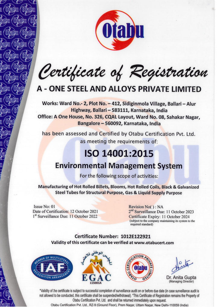 Otabu Certifications